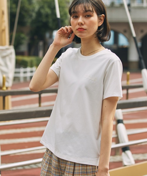 AIGLE(エーグル)の「UVカット 吸水速乾 プライムフレックス ワンポイントロゴ 半袖Tシャツ RP(Tシャツ/カットソー・レディース・ホワイト/イエロー/レッド系その他/ダークブルー・S/M/L/XS)」の20枚目の写真