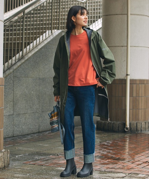 AIGLE(エーグル)の「UVカット 吸水速乾 プライムフレックス ワンポイントロゴ 半袖Tシャツ RP(Tシャツ/カットソー・レディース・ホワイト/イエロー/レッド系その他/ダークブルー・S/M/L/XS)」の9枚目の写真