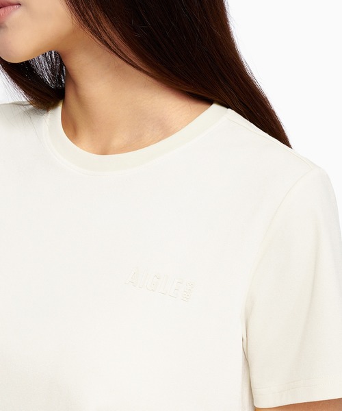 AIGLE(エーグル)の「UVカット 吸水速乾 プライムフレックス ワンポイントロゴ 半袖Tシャツ RP(Tシャツ/カットソー・レディース・ホワイト/イエロー/レッド系その他/ダークブルー・S/M/L/XS)」の12枚目の写真