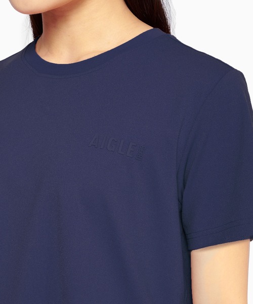 AIGLE(エーグル)の「UVカット 吸水速乾 プライムフレックス ワンポイントロゴ 半袖Tシャツ RP(Tシャツ/カットソー・レディース・ホワイト/イエロー/レッド系その他/ダークブルー・S/M/L/XS)」の14枚目の写真