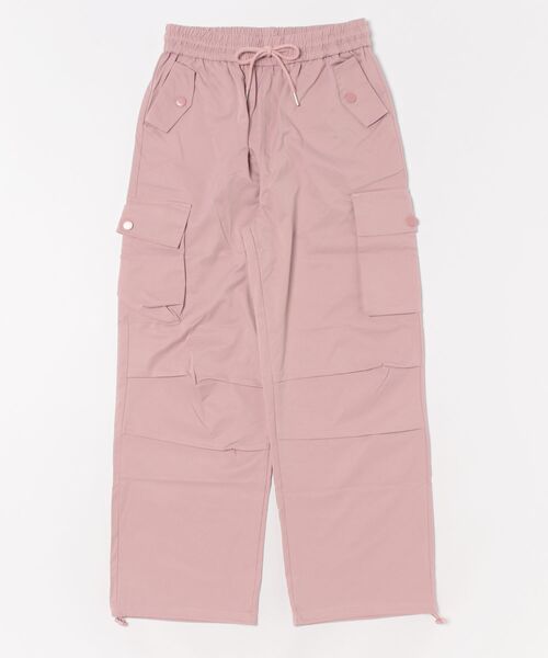 CERCA（チェルカ）の「Chiina/ワイド　パラシュート　カーゴパンツ（カーゴパンツ・レディース・ピンク/ブラック・M）」の4枚目の写真