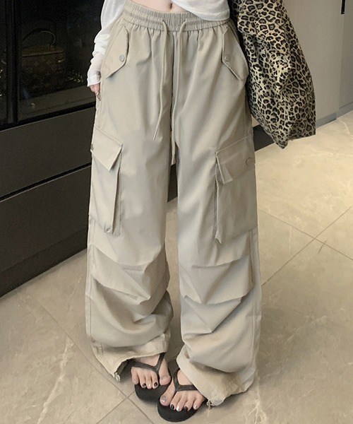 セール】Chiina/ワイド パラシュート カーゴパンツ（カーゴパンツ