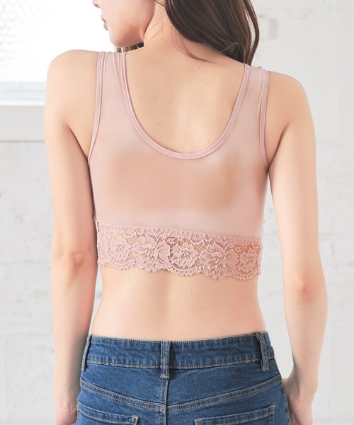 Honeys(ハニーズ)の「【ハニさら・接触冷感】涼しいナイトブラ/レース(ナイトブラ・レディース・ピンク/ブラック・3L/L/LL/M/S/SS)」の15枚目の写真