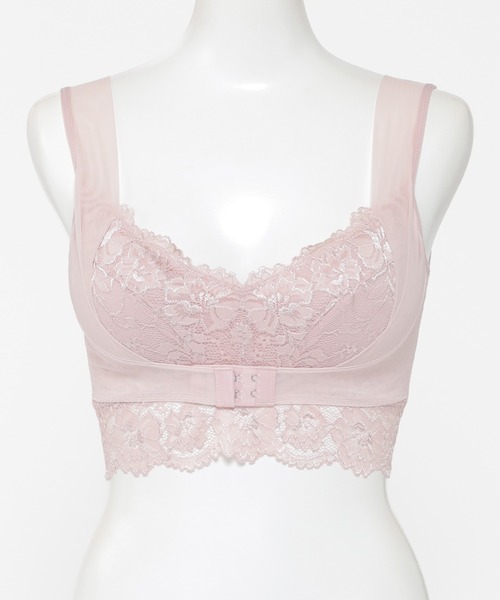 Honeys(ハニーズ)の「【ハニさら・接触冷感】涼しいナイトブラ/レース(ナイトブラ・レディース・ピンク/ブラック・3L/L/LL/M/S/SS)」の19枚目の写真