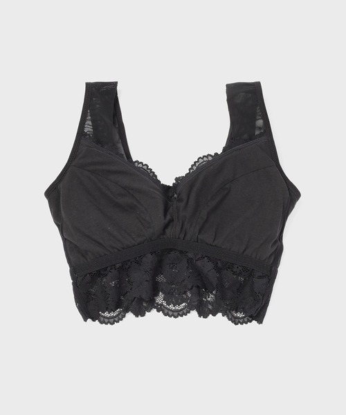 Honeys(ハニーズ)の「【ハニさら・接触冷感】涼しいナイトブラ/レース(ナイトブラ・レディース・ピンク/ブラック・3L/L/LL/M/S/SS)」の22枚目の写真