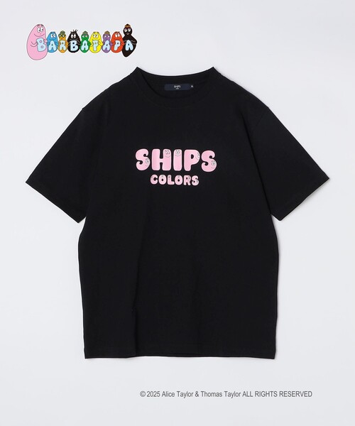 SHIPS Colors（シップス カラーズ）の「SHIPS Colors:バーバパパ プリント Tシャツ◇（Tシャツ/カットソー・メンズ・ライトホワイト/ホワイト/ホワイト系その他/ブラック・MEDIUM/X-LARGE/LARGE/SMALL）」の4枚目の写真