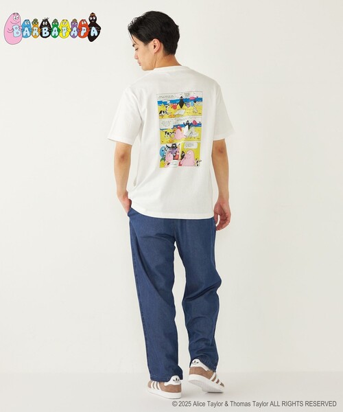 SHIPS Colors（シップス カラーズ）の「SHIPS Colors:バーバパパ プリント Tシャツ◇（Tシャツ/カットソー・メンズ・ライトホワイト/ホワイト/ホワイト系その他/ブラック・MEDIUM/X-LARGE/LARGE/SMALL）」の19枚目の写真