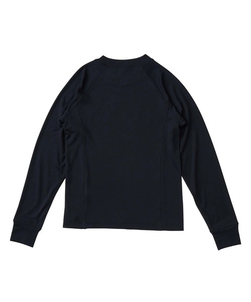 ROXY（ロキシー）の「MINI ARTSY FLORAL LO /ロキシーキッズロゴ長袖ラッシュガード(水着)（ラッシュガード・キッズ・ブラック/ミント/ホワイト・120/130/140/150/110/100）」の4枚目の写真