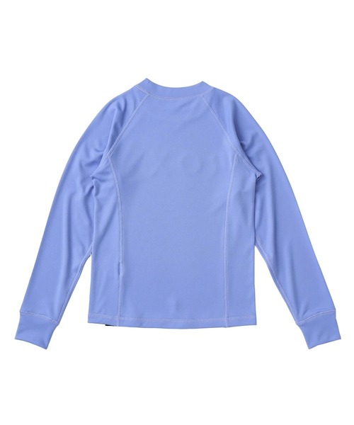 ROXY（ロキシー）の「MINI ARTSY FLORAL LO /ロキシーキッズロゴ長袖ラッシュガード(水着)（ラッシュガード・キッズ・ブラック/ミント/ホワイト・120/130/140/150/110/100）」の5枚目の写真