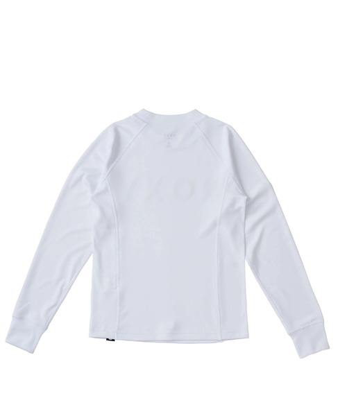 ROXY（ロキシー）の「MINI ARTSY FLORAL LO /ロキシーキッズロゴ長袖ラッシュガード(水着)（ラッシュガード・キッズ・ブラック/ミント/ホワイト・120/130/140/150/110/100）」の6枚目の写真