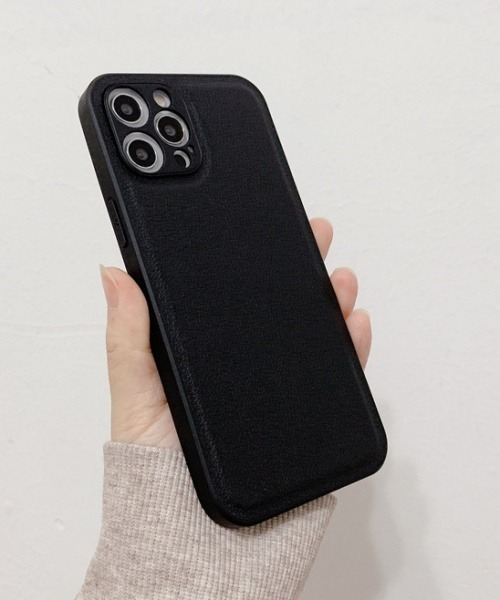 スマホケース ブラック 新品】純正互換品 iPhone16 ケースレザーケース ブラックの通販 by