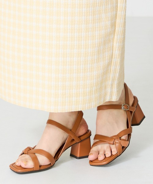 【ALDO】本皮レザー★上品★リボン★ストラップ・ヒールサンダル サンダル レディース ヒール シルバー メタリック 本革