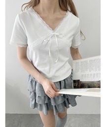 【PHILLY】クロスリボンTシャツ