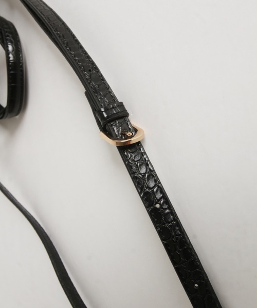 tocco closet(トッコ クローゼット)の「2WAYショルダー付き異素材バッグ(ボストンバッグ・レディース・アイボリー/ブラック・FREE)」の18枚目の写真