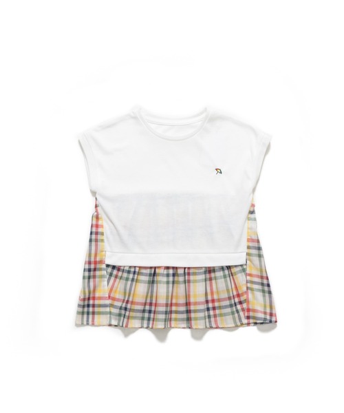 Arnold Palmer(アーノルドパーマー)の「ガーゼドッキング プルオーバー(Tシャツ/カットソー・キッズ・ベージュ/ネイビー/ブラック・95cm/105cm/115cm/125cm/135cm/145cm)」の2枚目の写真