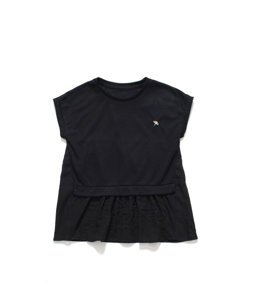 Arnold Palmer(アーノルドパーマー)の「ガーゼドッキング プルオーバー(Tシャツ/カットソー・キッズ・ベージュ/ネイビー/ブラック・95cm/105cm/115cm/125cm/135cm/145cm)」の1枚目の写真