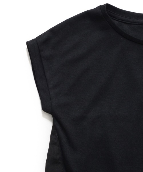 Arnold Palmer(アーノルドパーマー)の「ガーゼドッキング プルオーバー(Tシャツ/カットソー・キッズ・ベージュ/ネイビー/ブラック・95cm/105cm/115cm/125cm/135cm/145cm)」の5枚目の写真