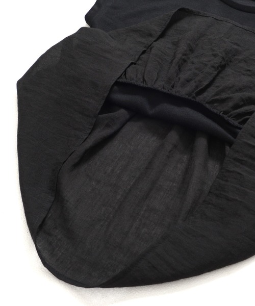 Arnold Palmer(アーノルドパーマー)の「ガーゼドッキング プルオーバー(Tシャツ/カットソー・キッズ・ベージュ/ネイビー/ブラック・95cm/105cm/115cm/125cm/135cm/145cm)」の7枚目の写真