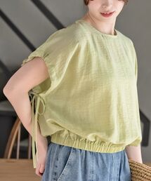 袖口ギャザーブラウス