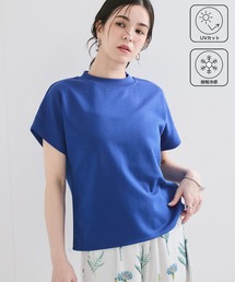 新色追加【UVケア/接触冷感】ボトルネックTシャツ