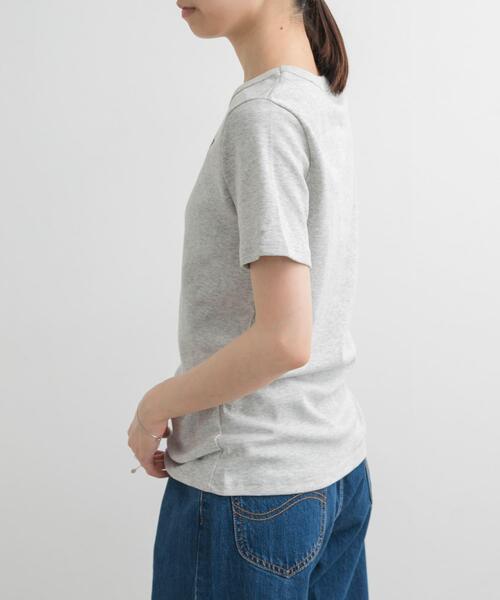 PETIT BATEAU(プチバトー)の「『別注』PETIT BATEAU×DOORS embroideryt-shirts1(Tシャツ/カットソー・レディース・ホワイト/ライトグレー/ネイビー・X-SMALL/SMALL/MEDIUM)」の4枚目の写真