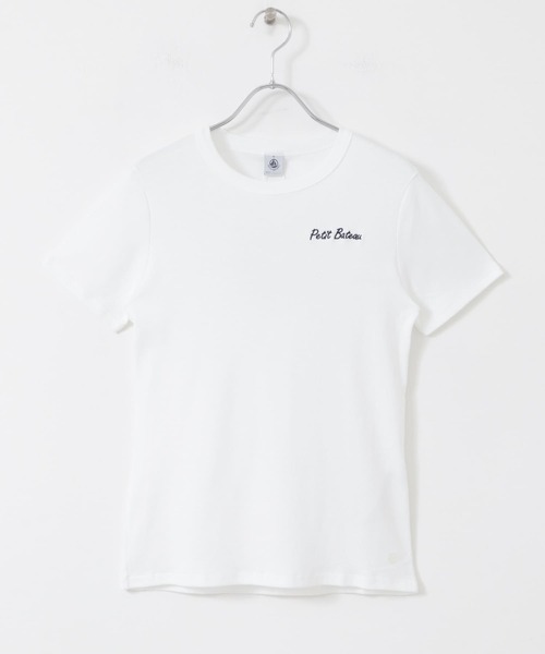 tシャツ 「別注」PETIT BATEAU×DOORS　embroideryt-shirts1 レディース PETIT BATEAU tシャツ 「別注」PETIT BATEAU×DOORS embroideryt