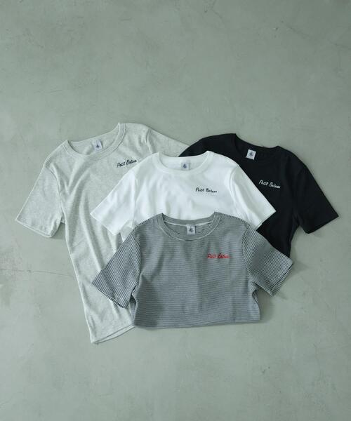 PETIT BATEAU(プチバトー)の「『別注』PETIT BATEAU×DOORS embroideryt-shirts1(Tシャツ/カットソー・レディース・ホワイト/ライトグレー/ネイビー・X-SMALL/SMALL/MEDIUM)」の22枚目の写真