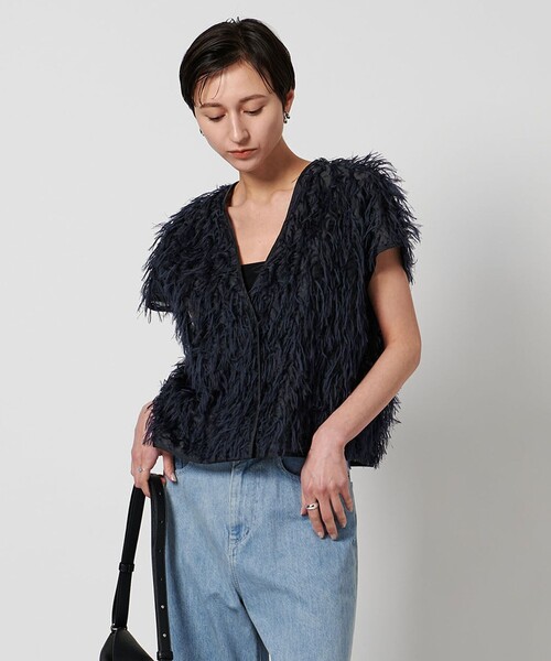 絶対一番安い ヘアリー カットジャガード ベスト（ベスト）｜UNITED ARROWS トップス