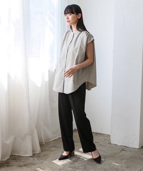 No Rule No Line（ノール－ルノーライン）の「ストレッチカーブパンツ（その他パンツ・レディース・ブラック/ネイビー/ホワイト・FREE）」の15枚目の写真