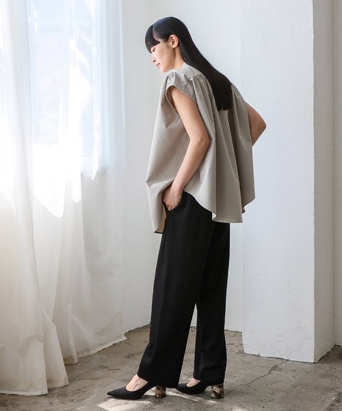 No Rule No Line（ノール－ルノーライン）の「ストレッチカーブパンツ（その他パンツ・レディース・ブラック/ネイビー/ホワイト・FREE）」の16枚目の写真