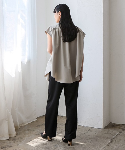 No Rule No Line（ノール－ルノーライン）の「ストレッチカーブパンツ（その他パンツ・レディース・ブラック/ネイビー/ホワイト・FREE）」の17枚目の写真