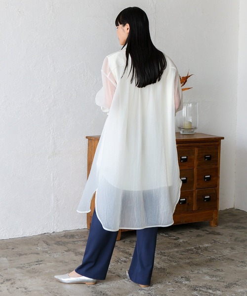 No Rule No Line（ノール－ルノーライン）の「ストレッチカーブパンツ（その他パンツ・レディース・ブラック/ネイビー/ホワイト・FREE）」の21枚目の写真