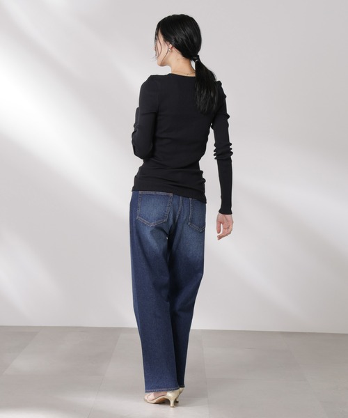 Opera SPORT(オペラスポーツ)の「OperaSPORT/CLAIRE SEAMLESSCARDIGAN(カーディガン/ボレロ・レディース・ブラック・S)」の7枚目の写真