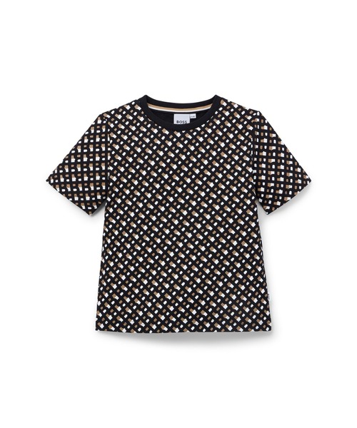 キッズ Tシャツ ピュアコットン モノグラムプリント