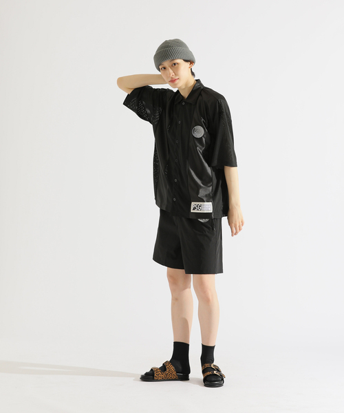 PARIS SAINT-GERMAIN(パリサンジェルマン)の「【Paris Saint-Germain / パリ・サン=ジェルマン】JP Mesh Short Sleeve Shirt(シャツ/ブラウス・メンズ・ブラック/ネイビー・MEDIUM/X-LARGE/LARGE)」の6枚目の写真