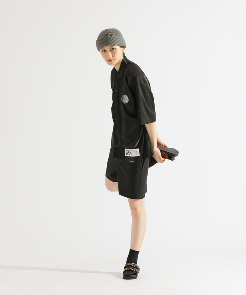 PARIS SAINT-GERMAIN(パリサンジェルマン)の「【Paris Saint-Germain / パリ・サン=ジェルマン】JP Mesh Short Sleeve Shirt(シャツ/ブラウス・メンズ・ブラック/ネイビー・MEDIUM/X-LARGE/LARGE)」の7枚目の写真