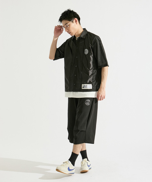 PARIS SAINT-GERMAIN(パリサンジェルマン)の「【Paris Saint-Germain / パリ・サン=ジェルマン】JP Mesh Short Sleeve Shirt(シャツ/ブラウス・メンズ・ブラック/ネイビー・MEDIUM/X-LARGE/LARGE)」の18枚目の写真