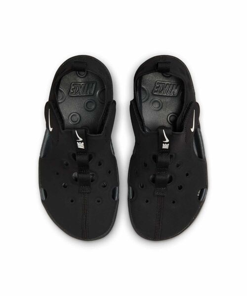 NIKE（ナイキ）の「ナイキ サンレイ プロテクト 4 リトルキッズサンダル / Nike Sunray Protect 4 Little Kids' Sandals HF6277-001 Black（サンダル・キッズ・ブラック・17/18/19/20/21/22）」の5枚目の写真