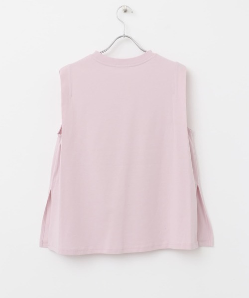 ITEMS URBANRESEARCH（アイテムズ アーバンリサーチ）の「ショルダータックロゴTシャツ（Tシャツ/カットソー・レディース・ライトピンク/チャコールグレー/ホワイト・FREE）」の14枚目の写真