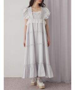 【Ameri VINTAGE】 LACE DOCKING LACEUPDRESS セール】LACE DOCKING LACE UP DRESS(ワンピース)|Ameri
