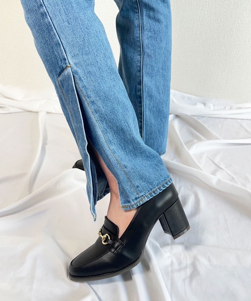 lus.(ラスドット)の「lus. ビットローファーパンプス(ローファー・レディース・ブラック/ブラック系その他・S/M/L/LL)」の13枚目の写真