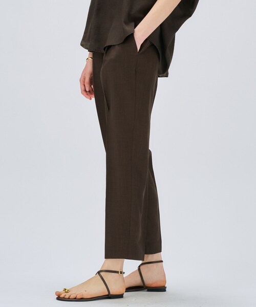 cloenc（クロエンス）の「【セットアップ／手洗い可】ドライタッチイージーテーパードパンツ（その他パンツ・レディース・ダークブラウン/スミクロ/グレー・03/02/01）」の12枚目の写真