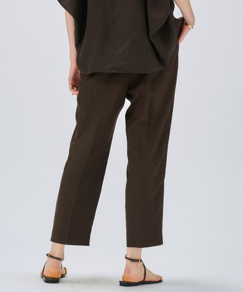 cloenc（クロエンス）の「【セットアップ／手洗い可】ドライタッチイージーテーパードパンツ（その他パンツ・レディース・ダークブラウン/スミクロ/グレー・03/02/01）」の11枚目の写真