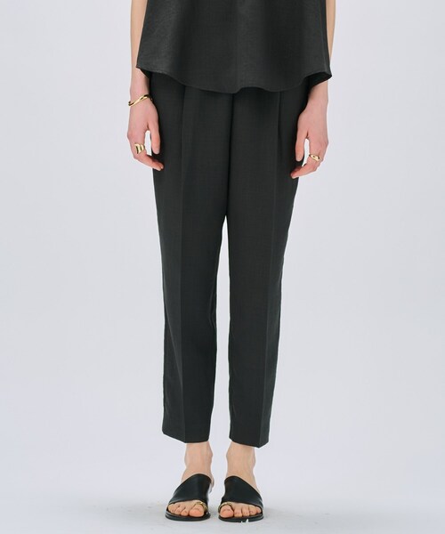 cloenc（クロエンス）の「【セットアップ／手洗い可】ドライタッチイージーテーパードパンツ（その他パンツ・レディース・ダークブラウン/スミクロ/グレー・03/02/01）」の8枚目の写真