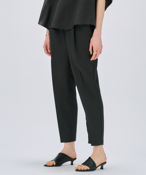 cloenc（クロエンス）の「【セットアップ／手洗い可】ドライタッチイージーテーパードパンツ（その他パンツ・レディース・ダークブラウン/スミクロ/グレー・03/02/01）」の7枚目の写真