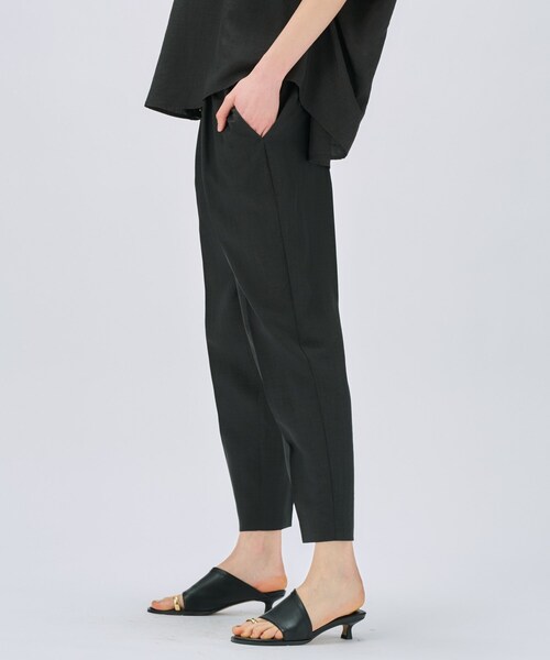 cloenc（クロエンス）の「【セットアップ／手洗い可】ドライタッチイージーテーパードパンツ（その他パンツ・レディース・ダークブラウン/スミクロ/グレー・03/02/01）」の6枚目の写真