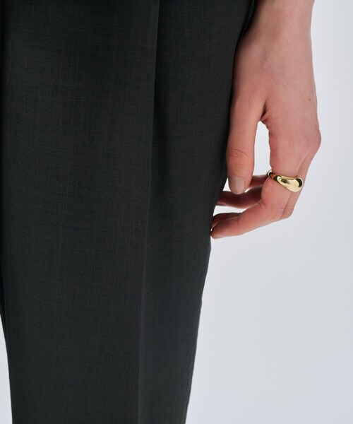 cloenc（クロエンス）の「【セットアップ／手洗い可】ドライタッチイージーテーパードパンツ（その他パンツ・レディース・ダークブラウン/スミクロ/グレー・03/02/01）」の4枚目の写真