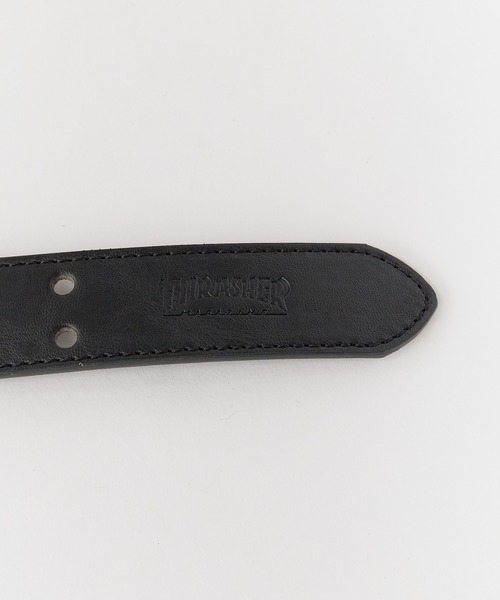 THRASHER(スラッシャー)の「THRASHER/スラッシャー Double Pin Belt ベルト 2026新作 再入荷(ベルト・メンズ・ダークブラウン/ブラック・FREE)」の3枚目の写真