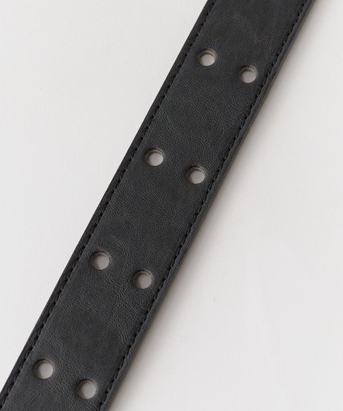 THRASHER(スラッシャー)の「THRASHER/スラッシャー Double Pin Belt ベルト 2026新作 再入荷(ベルト・メンズ・ダークブラウン/ブラック・FREE)」の4枚目の写真