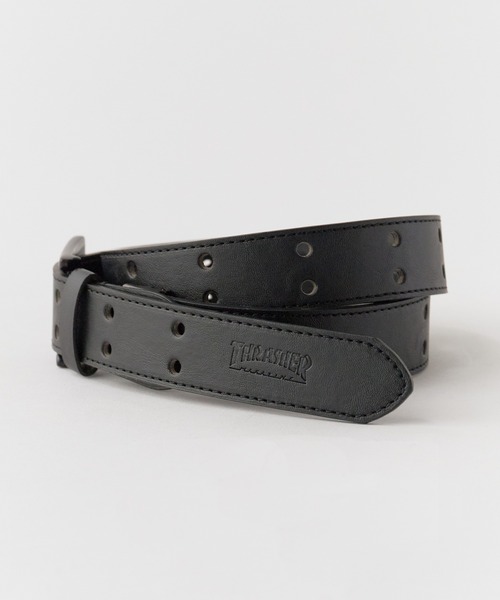 THRASHER(スラッシャー)の「THRASHER/スラッシャー Double Pin Belt ベルト 2026新作 再入荷(ベルト・メンズ・ダークブラウン/ブラック・FREE)」の7枚目の写真